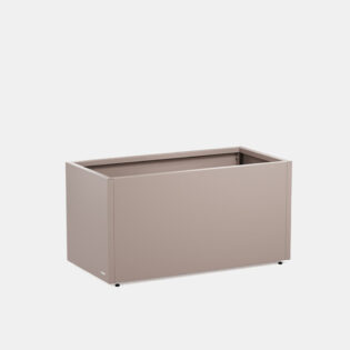 Jardinieră METAL PLANTER - 100 x 50 x 50 cm (taupe)