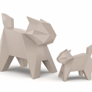 Vondom Neko – Decorațiune origami pentru grădină